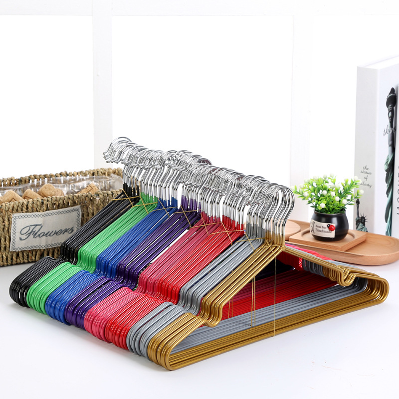 Plastic Dipping Non-Slip Clothes Hanger Clothes Hanger Adult and Children Clothes Hanger Household Non- Coat Hanger