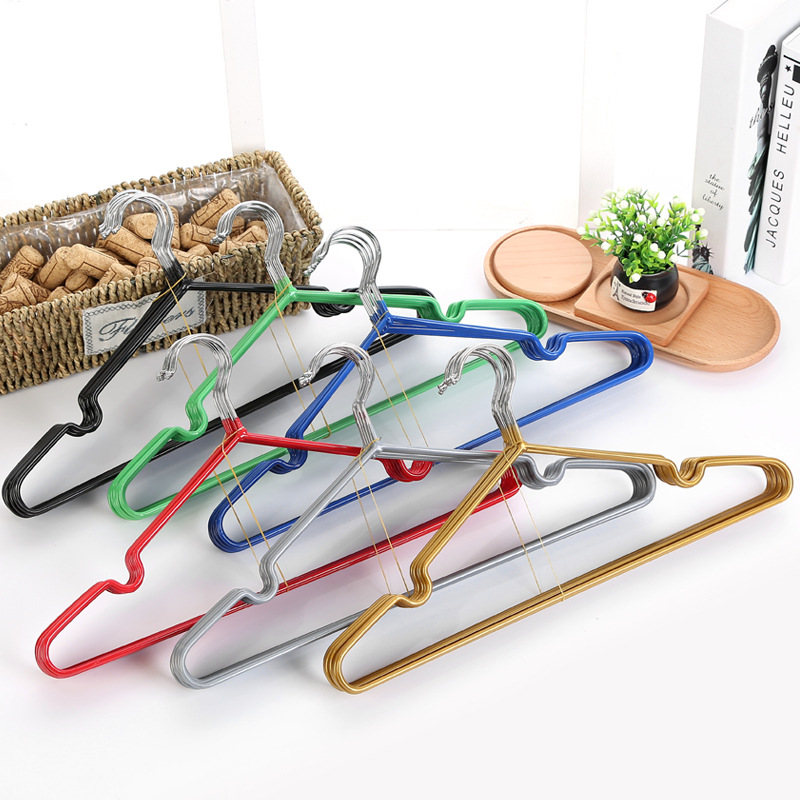 Plastic Dipping Non-Slip Clothes Hanger Clothes Hanger Adult and Children Clothes Hanger Household Non- Coat Hanger