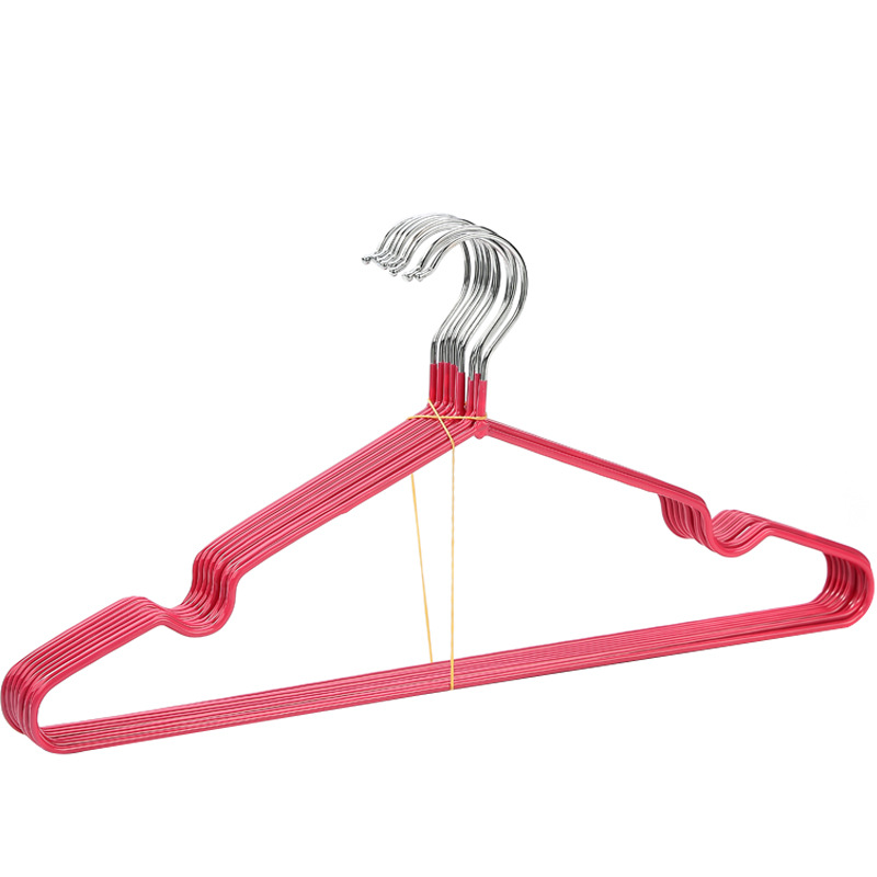 Plastic Dipping Non-Slip Clothes Hanger Clothes Hanger Adult and Children Clothes Hanger Household Non- Coat Hanger
