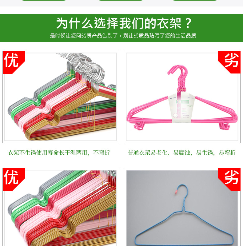 Plastic Dipping Non-Slip Clothes Hanger Clothes Hanger Adult and Children Clothes Hanger Household Non- Coat Hanger Plastic Dipping Non-Slip Clothes Hanger Clothes Hanger Adult and Children Clothes Hanger Household Non- Coat Hanger
