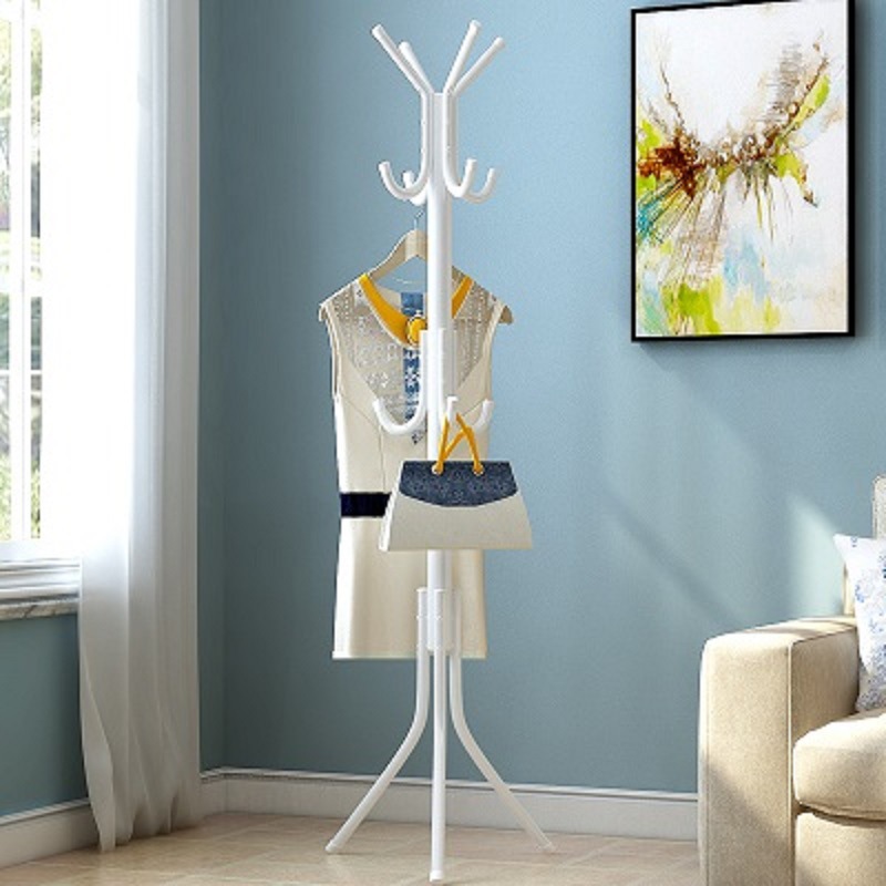 Household Thickened Fashion Clothes Hanger Iron Clothes Rack Clothes Hanger Simple Bedroom Floor Coat Rack