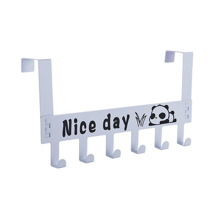NailFree Traceless Door Rear Hook Door Back Clothes Hanger Coat Hook Creative Cartoon WallMounted Hanger On The Door