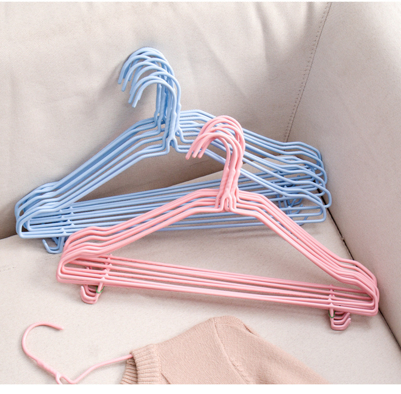 Coat Hanger Thickened Adult Clothes Rack with Hook Wholesale Clothes Rack Clothes Hanger for Student Dormitory