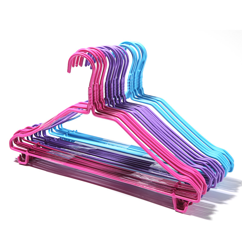 Coat Hanger Thickened Adult Clothes Rack with Hook Wholesale Clothes Rack Clothes Hanger for Student Dormitory