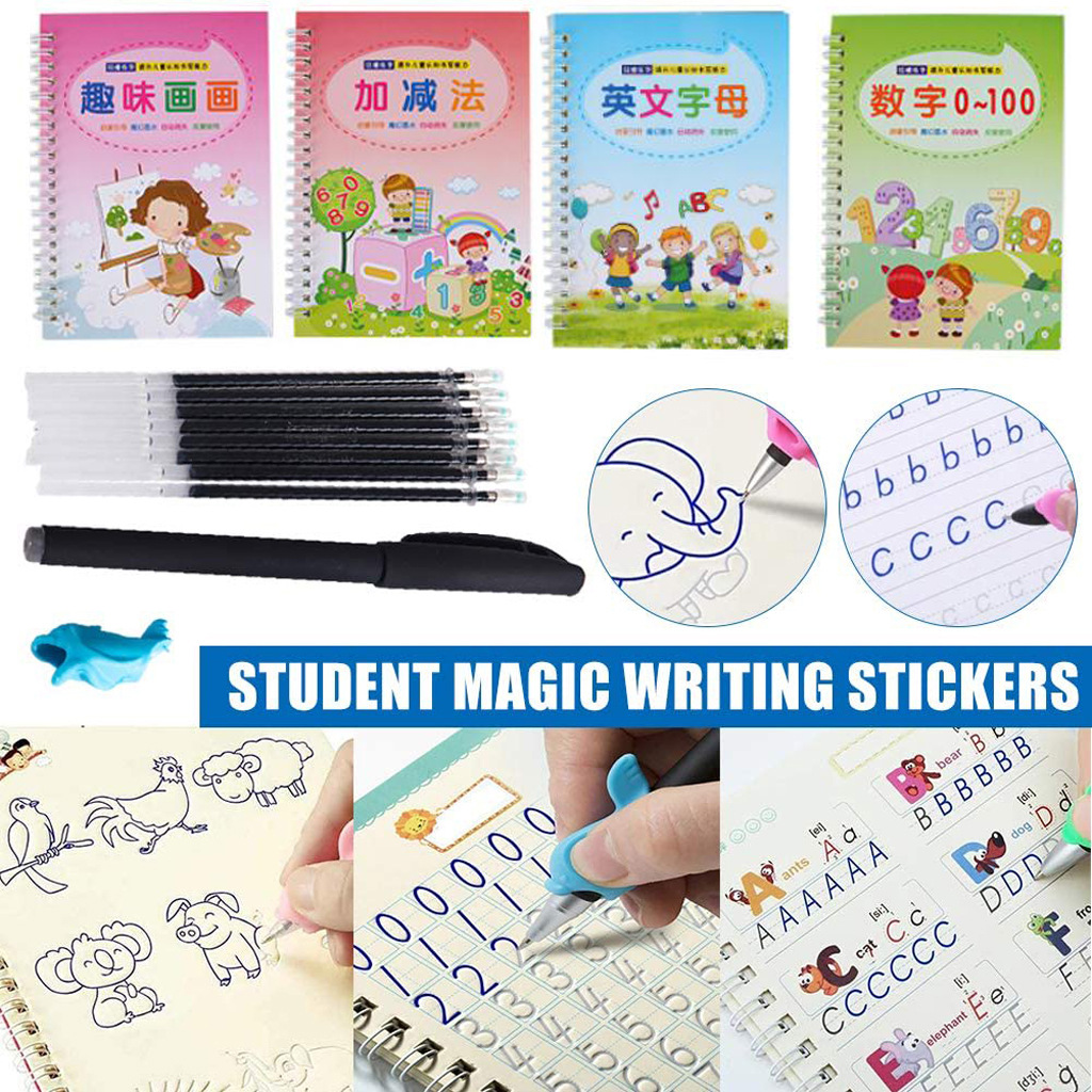 Simple Hand Lettering Calligraphy Practice Board Student Magic Magic Writing Practice Pen Set Simple Hand Lettering Calligraphy Practice Board Student Magic Magic Writing Practice Pen Set