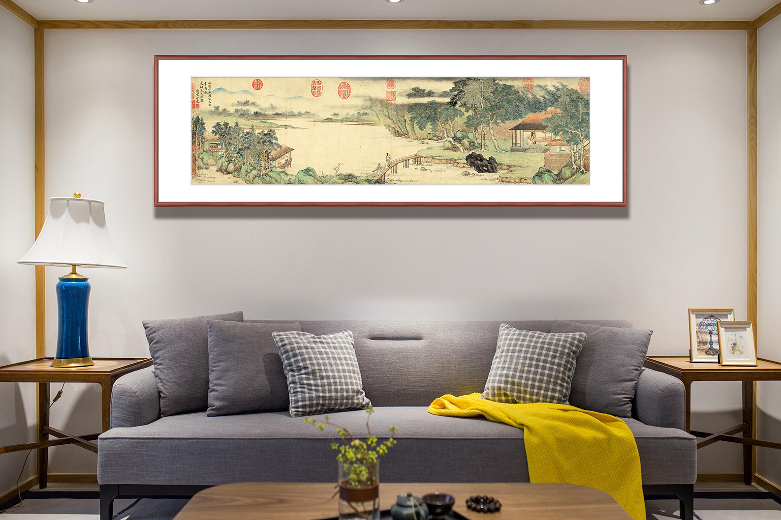 Painting Core Wholesale Custom Living Room Decorative Painting Traditional Chinese Painting Antique Calligraphy painting