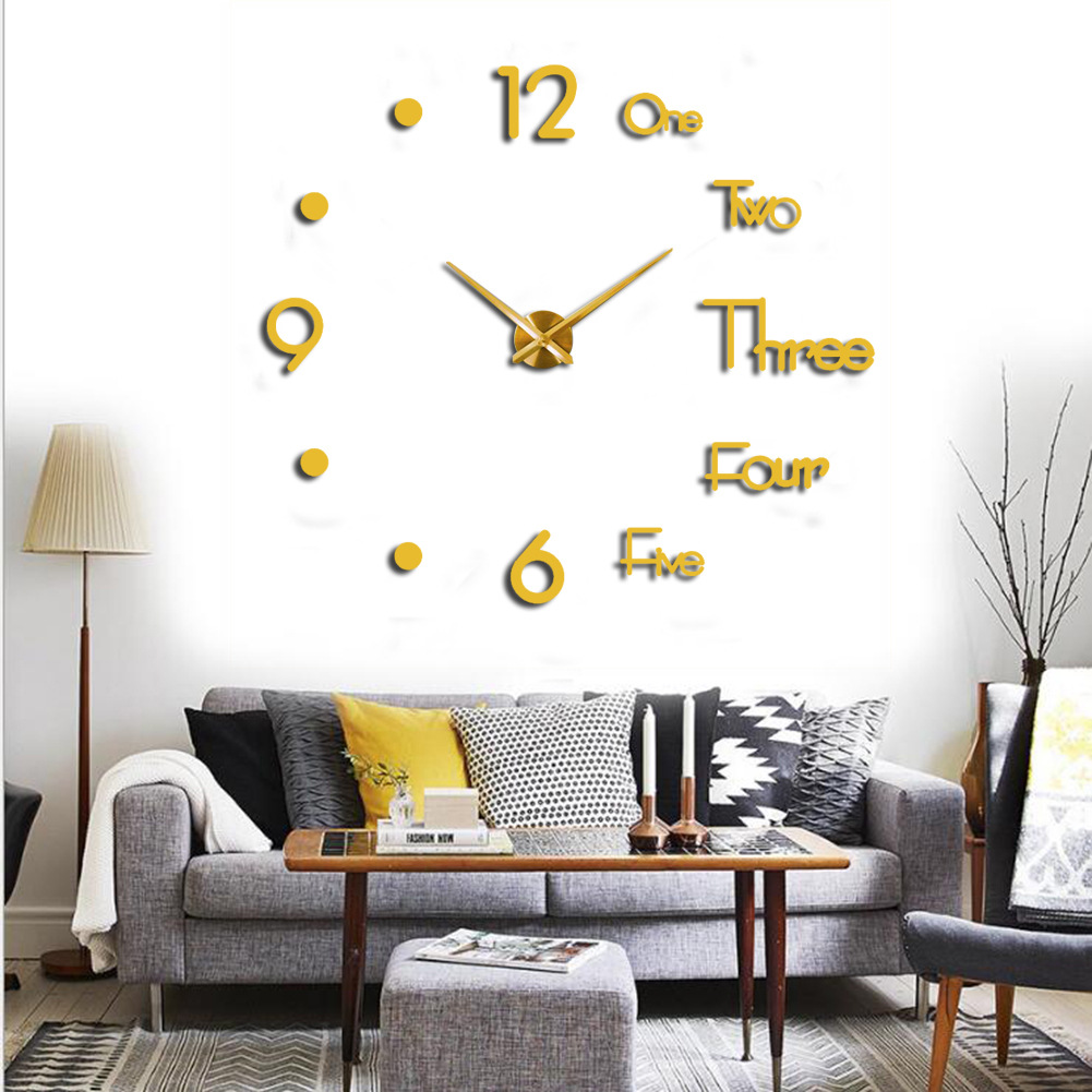 Creativity Wall Clock Acrylic Mute Living Room Bedroom Decoration Simple Style Wall Sticker Wall Clock with TikTok Creativity Wall Clock Acrylic Mute Living Room Bedroom Decoration Simple Style Wall Sticker Wall Clock with TikTok