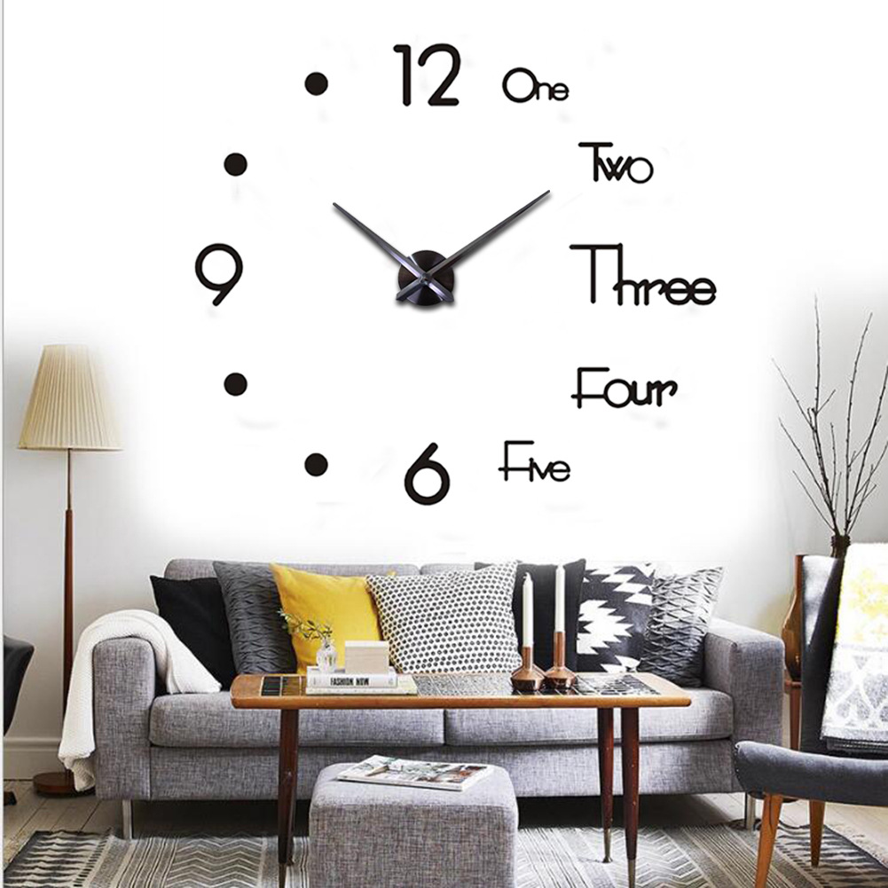Creativity Wall Clock Acrylic Mute Living Room Bedroom Decoration Simple Style Wall Sticker Wall Clock with TikTok Creativity Wall Clock Acrylic Mute Living Room Bedroom Decoration Simple Style Wall Sticker Wall Clock with TikTok