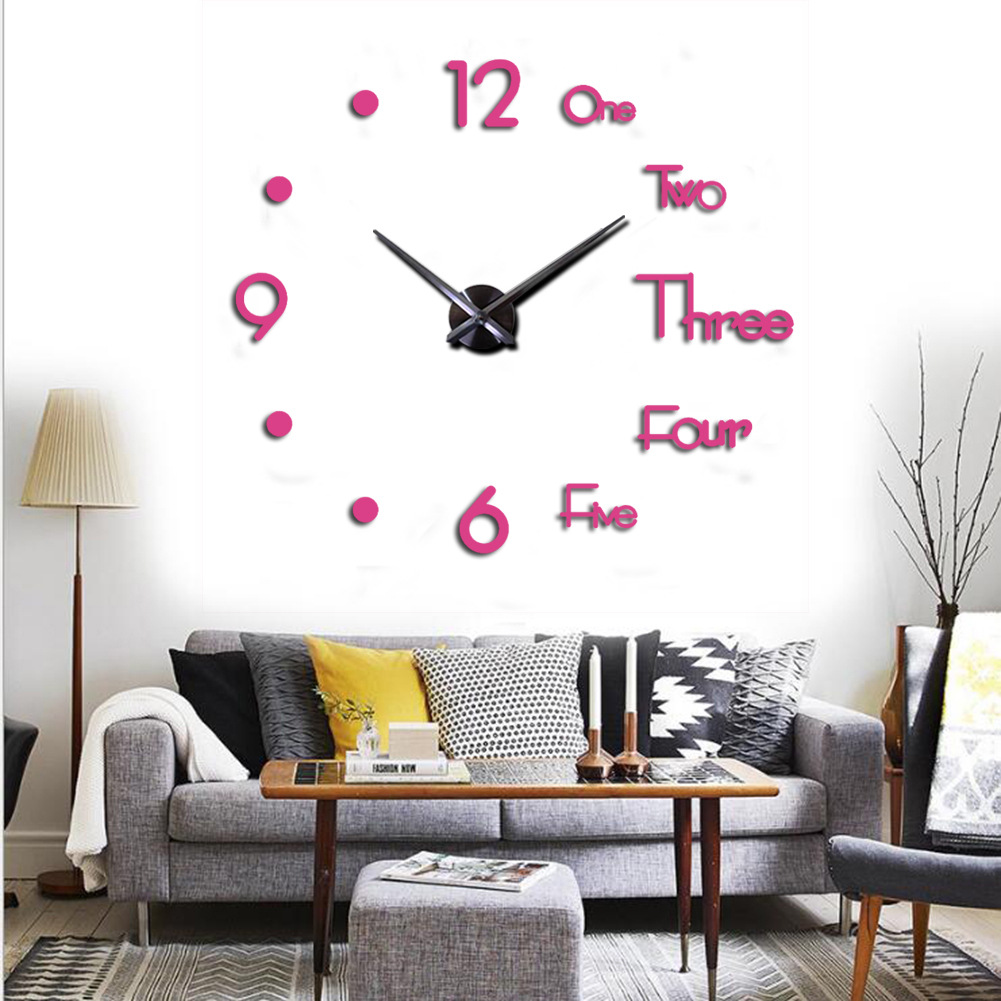 Creativity Wall Clock Acrylic Mute Living Room Bedroom Decoration Simple Style Wall Sticker Wall Clock with TikTok Creativity Wall Clock Acrylic Mute Living Room Bedroom Decoration Simple Style Wall Sticker Wall Clock with TikTok