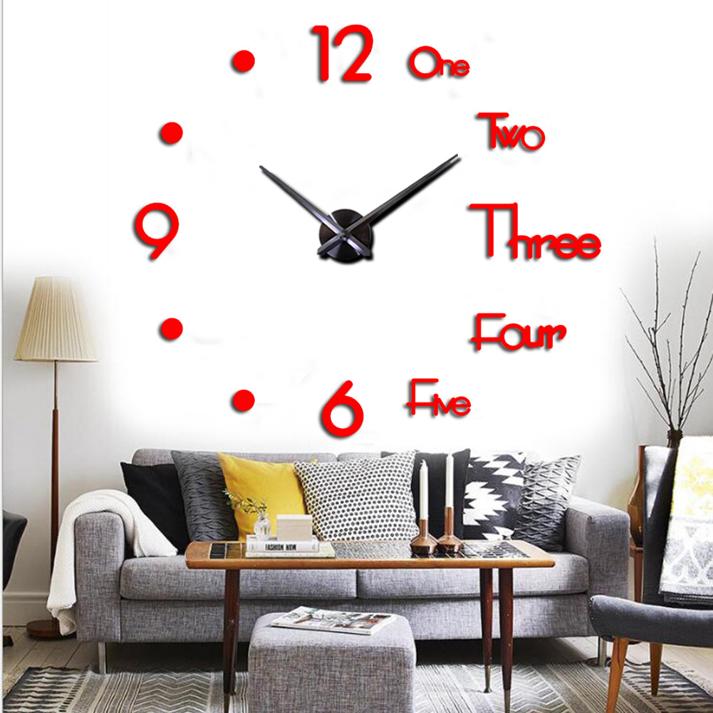 Creativity Wall Clock Acrylic Mute Living Room Bedroom Decoration Simple Style Wall Sticker Wall Clock with TikTok Creativity Wall Clock Acrylic Mute Living Room Bedroom Decoration Simple Style Wall Sticker Wall Clock with TikTok