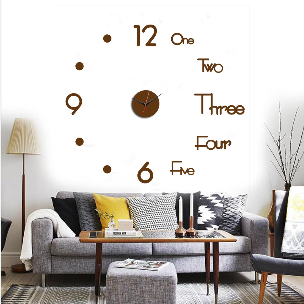 Creativity Wall Clock Acrylic Mute Living Room Bedroom Decoration Simple Style Wall Sticker Wall Clock with TikTok Creativity Wall Clock Acrylic Mute Living Room Bedroom Decoration Simple Style Wall Sticker Wall Clock with TikTok