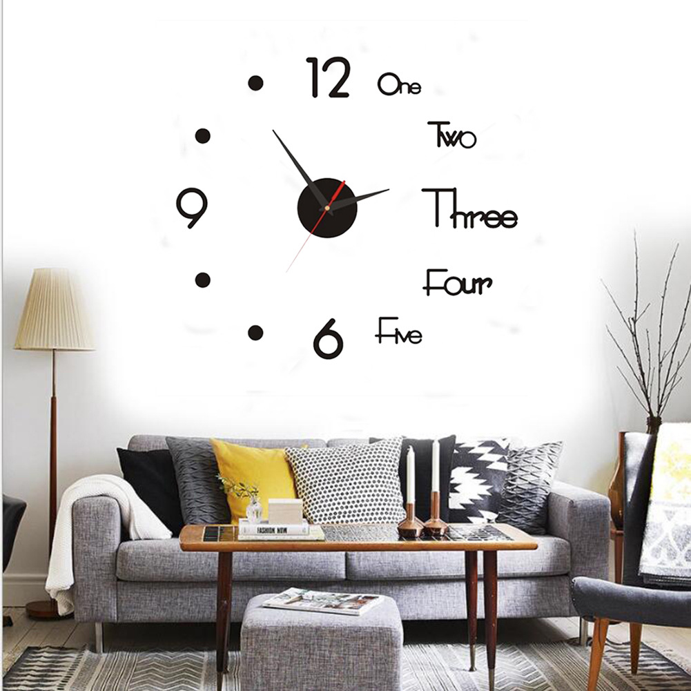 Creativity Wall Clock Acrylic Mute Living Room Bedroom Decoration Simple Style Wall Sticker Wall Clock with TikTok Creativity Wall Clock Acrylic Mute Living Room Bedroom Decoration Simple Style Wall Sticker Wall Clock with TikTok
