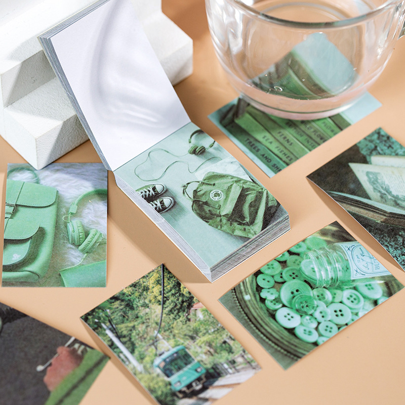 Yuxian He Paper Sticker Book FUQI Series Ins Style Fresh Journal DIY Material Decoration Sticker Book 6 Models Selection
