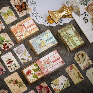 Yuxian He Paper Sticker Book FUQI Series Ins Style Fresh Journal DIY Material Decoration Sticker Book 6 Models Selection