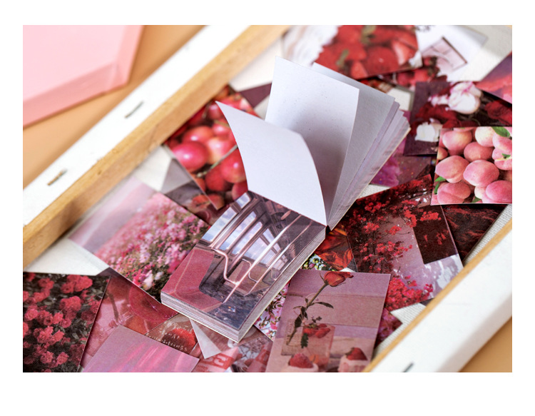 Yuxian He Paper Sticker Book FUQI Series Ins Style Fresh Journal DIY Material Decoration Sticker Book 6 Models Selection