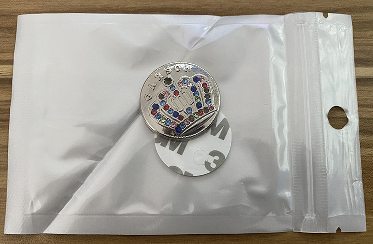 Start Crown Button Key with Diamond Decorative Ring Sticker Ring Universal Inlaid Color Diamond Interior Decoration