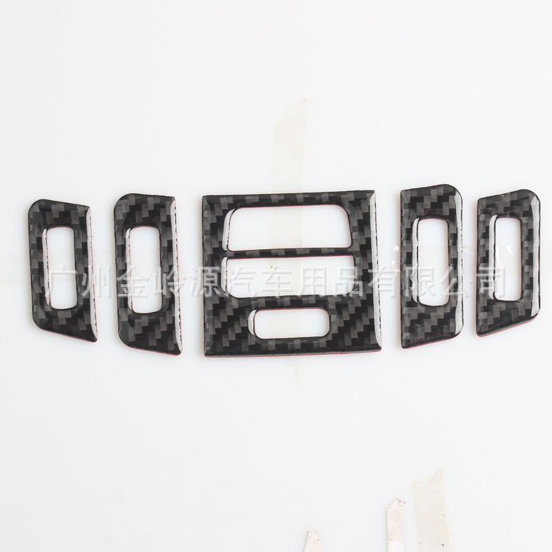 Applicable to BMW Carbon Fiber Old 3 Series E90e92 E93 Air Conditioning Outlet Car Decoration Sticker from 2005 to 2012