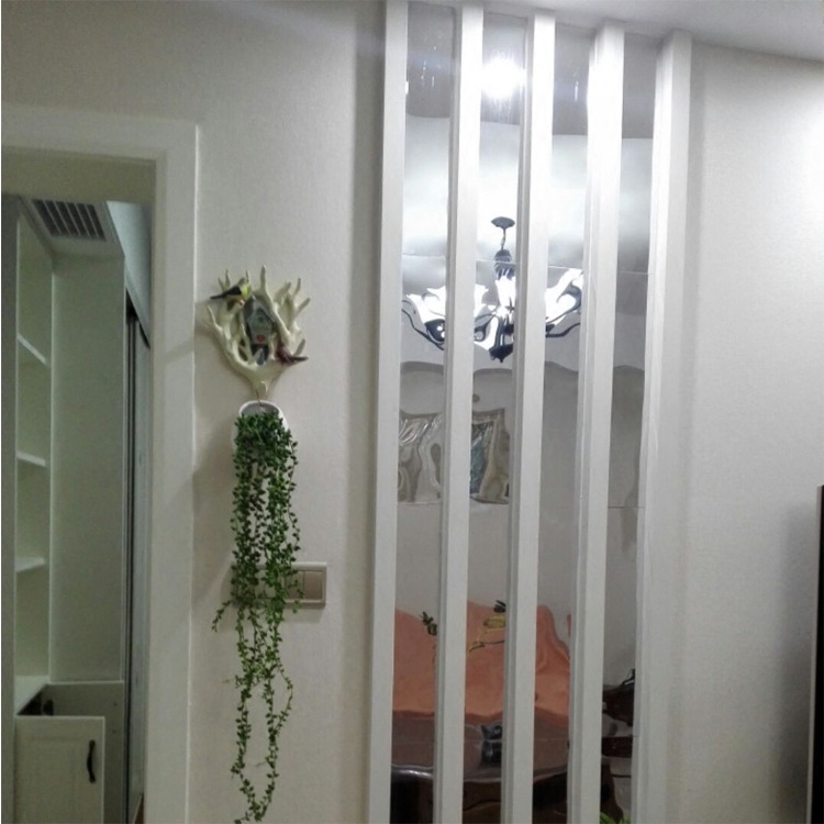 Cross-Border Hot Selling Long Strip Mirror Sticker Acrylic Mirror Decorative Sticker Waist Line Sticker Decoration