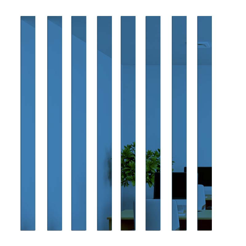 Cross-Border Hot Selling Long Strip Mirror Sticker Acrylic Mirror Decorative Sticker Waist Line Sticker Decoration