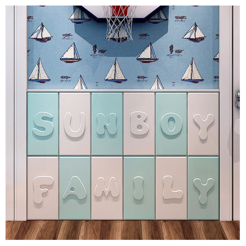 Wall Sticker Bedroom Children&#039;s Room Wall Headboard Soft Cover Sofa Background Wall SelfAdhesive Tatami Decoration