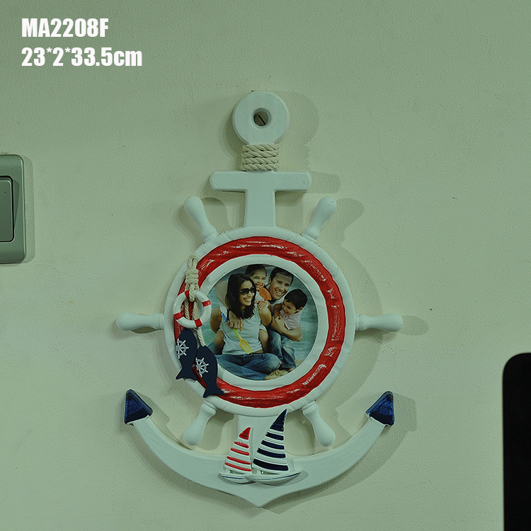 Special Price Anchor Photo Frame Creative Pendant Mediterranean Style Helmsman Creative Home MA2208