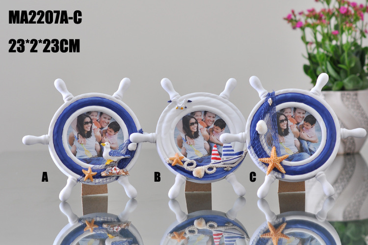 Creative Helmsman photo frame budget budget sets photo frame gift Mediterranean Home decor