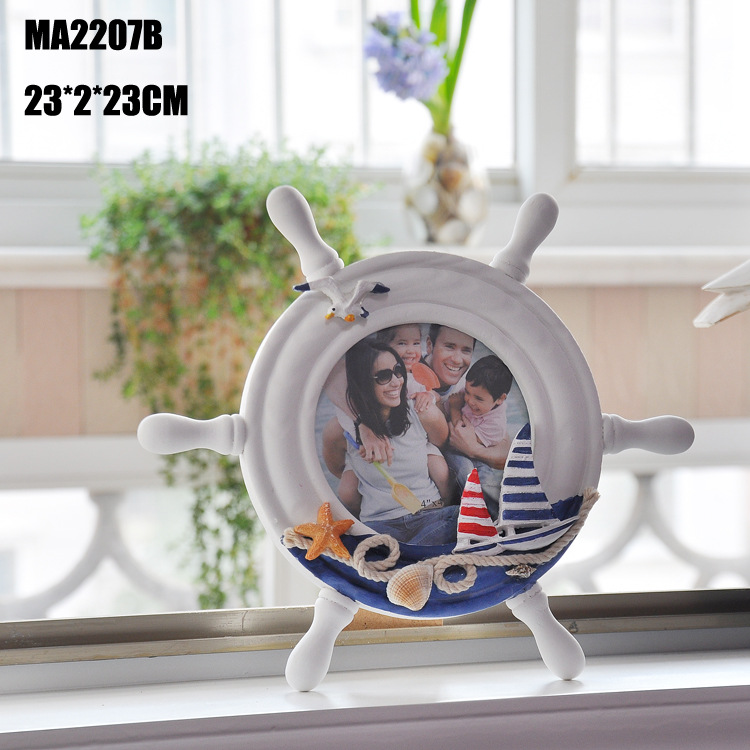 Creative Helmsman photo frame budget budget sets photo frame gift Mediterranean Home decor
