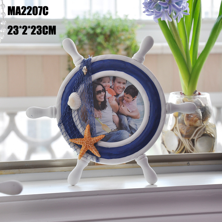 Creative Helmsman photo frame budget budget sets photo frame gift Mediterranean Home decor