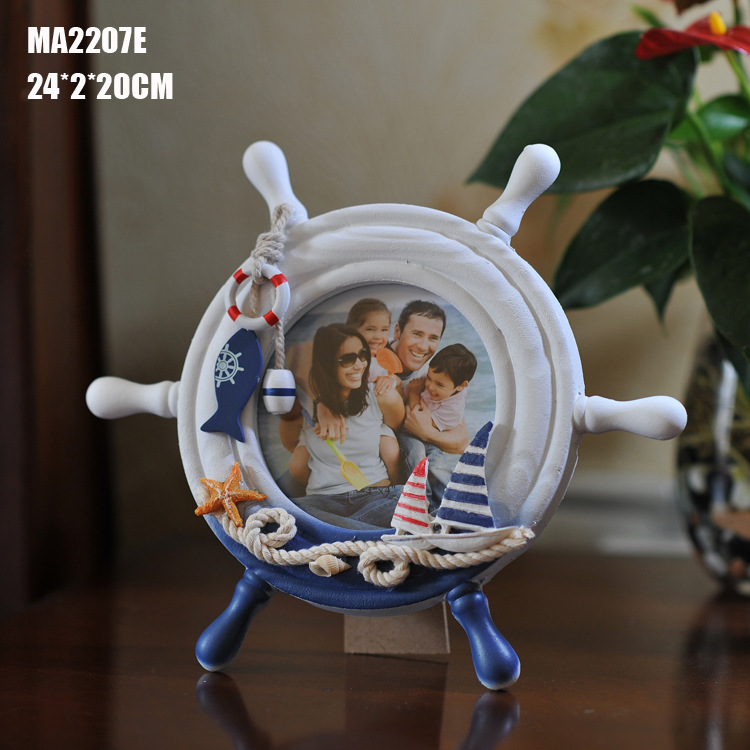 Creative Helmsman photo frame budget budget sets photo frame gift Mediterranean Home decor