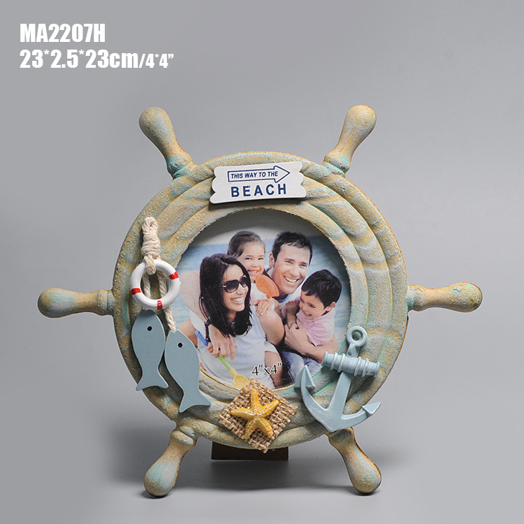 Creative Helmsman photo frame budget budget sets photo frame gift Mediterranean Home decor