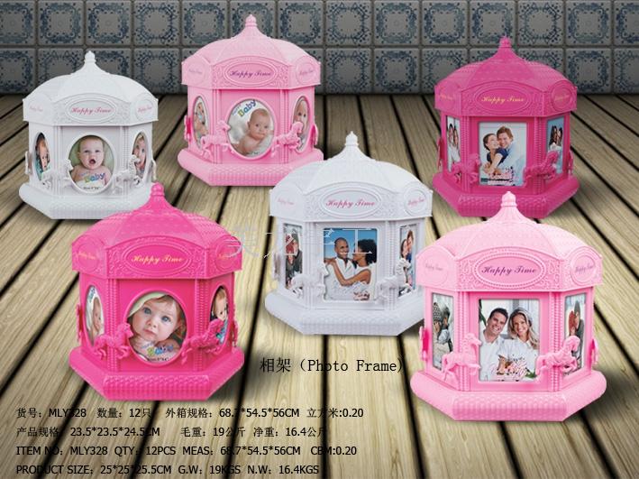 Color photo frame hexagon rotate frame six photo frame wholesale Color photo frame hexagon rotate frame six photo frame wholesale