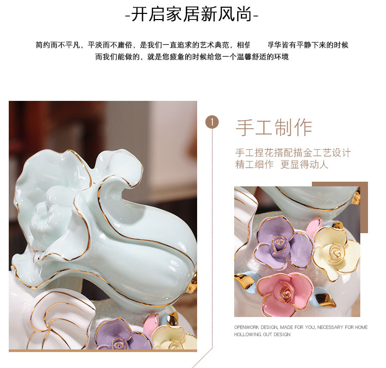 Porcelain craft Elephant a Pair of Ornaments European Creative Fu Lu Enrichment Elephant Home Crafts Gifts Porcelain craft Elephant a Pair of Ornaments European Creative Fu Lu Enrichment Elephant Home Crafts Gifts