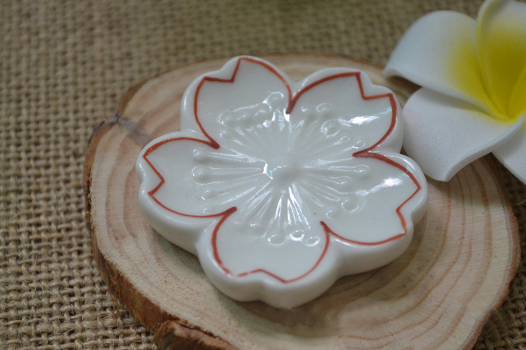 Baoyun Zakka Japanese Style Groceries Chopsticks Shelf Ceramic Chopsticks Rest Chopsticks Shelf Panda Porcelain craft
