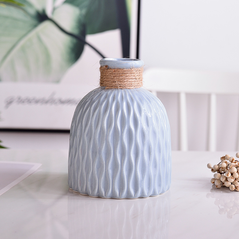 Wholesale Spot All Kinds of Creative Ceramic Crafts Ceramic Vase Flower Arrangement Artificial Porcelain craft