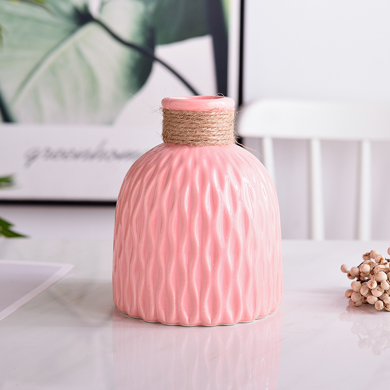 Wholesale Spot All Kinds of Creative Ceramic Crafts Ceramic Vase Flower Arrangement Artificial Porcelain craft