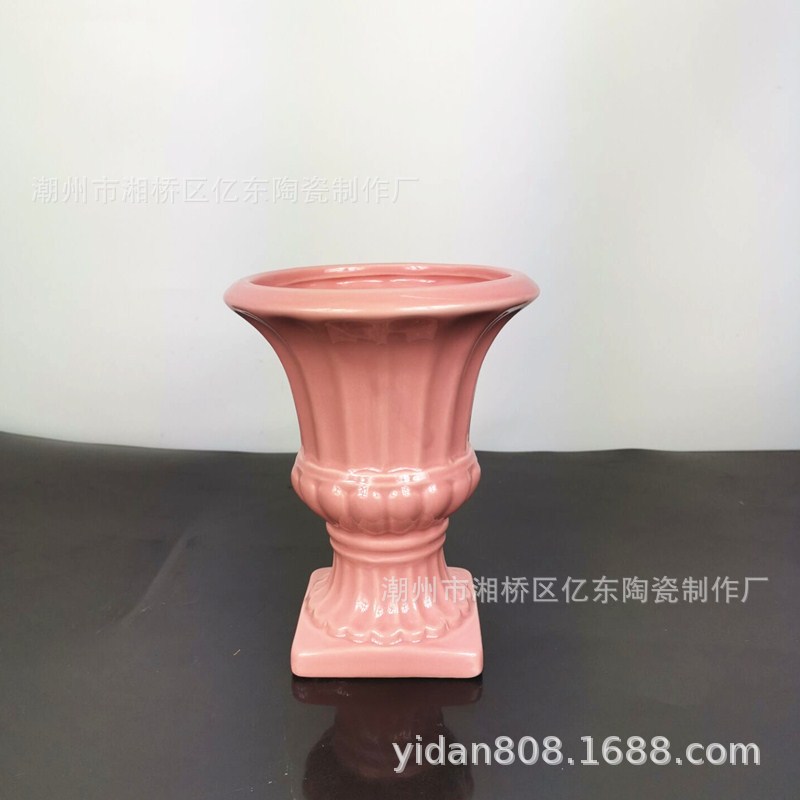 Wholesale Spot All Kinds of Creative Ceramic Crafts Ceramic Vase Flower Arrangement Artificial Porcelain craft