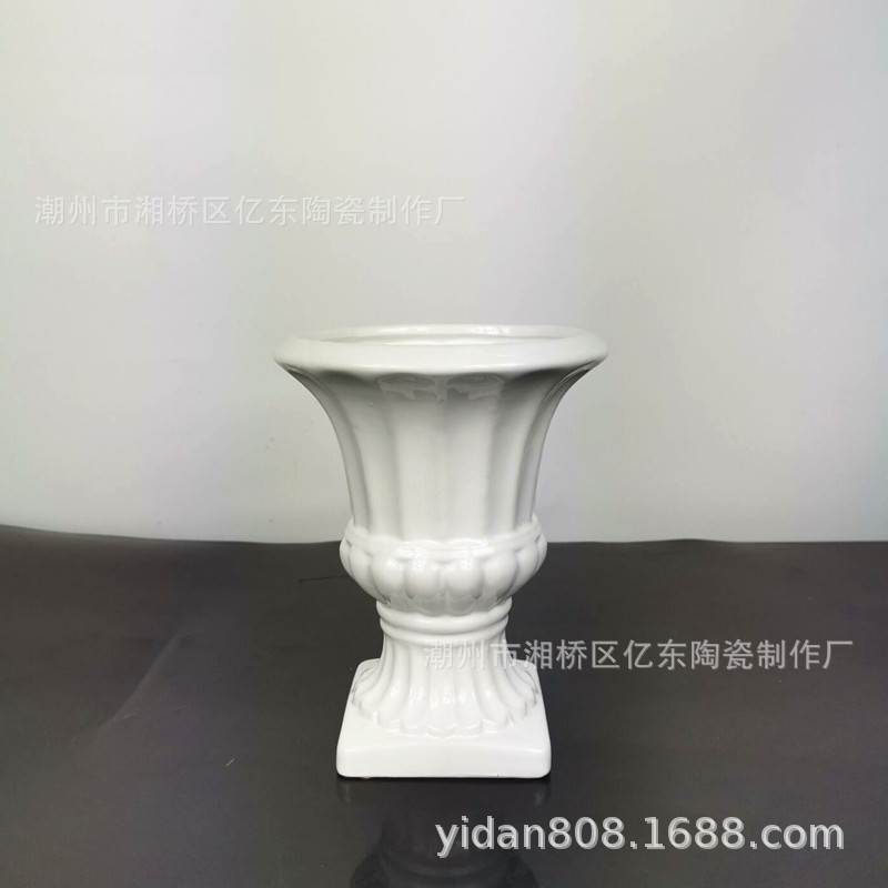 Wholesale Spot All Kinds of Creative Ceramic Crafts Ceramic Vase Flower Arrangement Artificial Porcelain craft