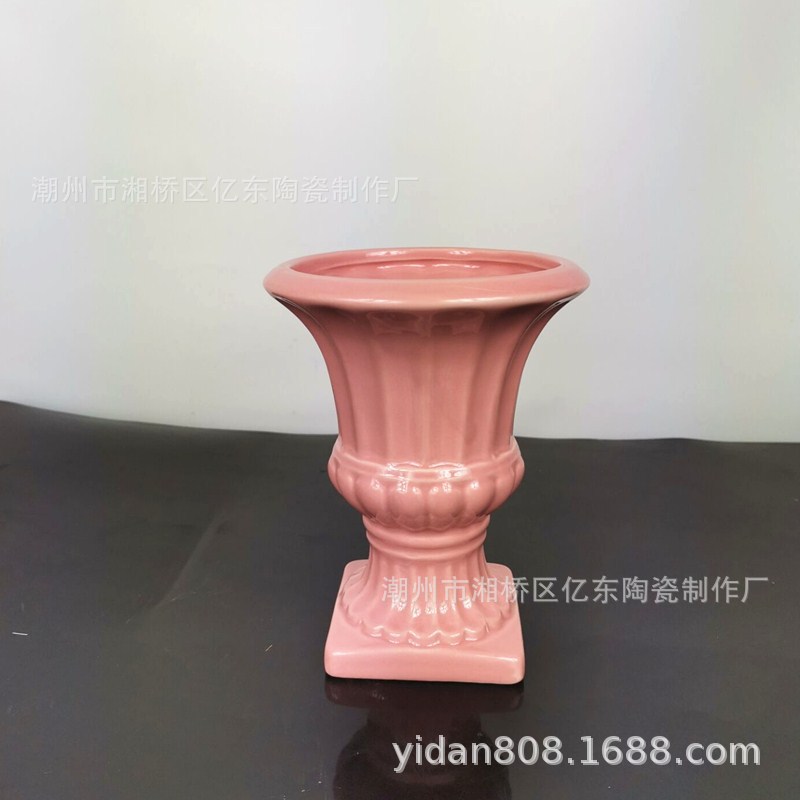 Wholesale Spot All Kinds of Creative Ceramic Crafts Ceramic Vase Flower Arrangement Artificial Porcelain craft