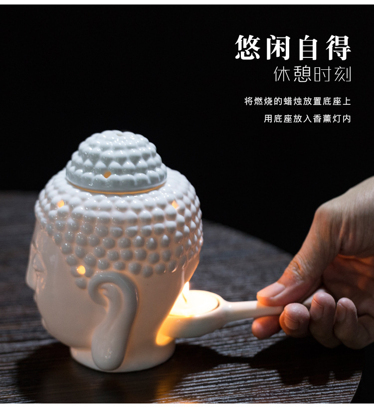 Crafts Ceramic Candlestick Room Candle Holder European Candlestick Flower Hollow Porcelain craft
