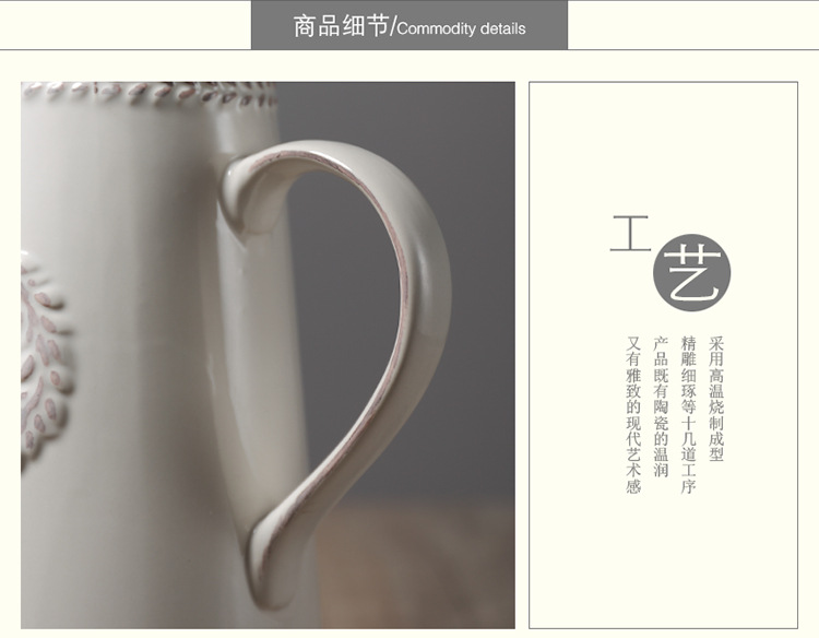 Ceramic Crafts Decorative Flower Vase Minimalist Creative Hydroponic Artificial Flower Arrangement Home Porcelain craft Ceramic Crafts Decorative Flower Vase Minimalist Creative Hydroponic Artificial Flower Arrangement Home Porcelain craft