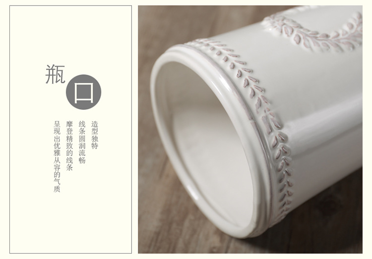 Ceramic Crafts Decorative Flower Vase Minimalist Creative Hydroponic Artificial Flower Arrangement Home Porcelain craft Ceramic Crafts Decorative Flower Vase Minimalist Creative Hydroponic Artificial Flower Arrangement Home Porcelain craft
