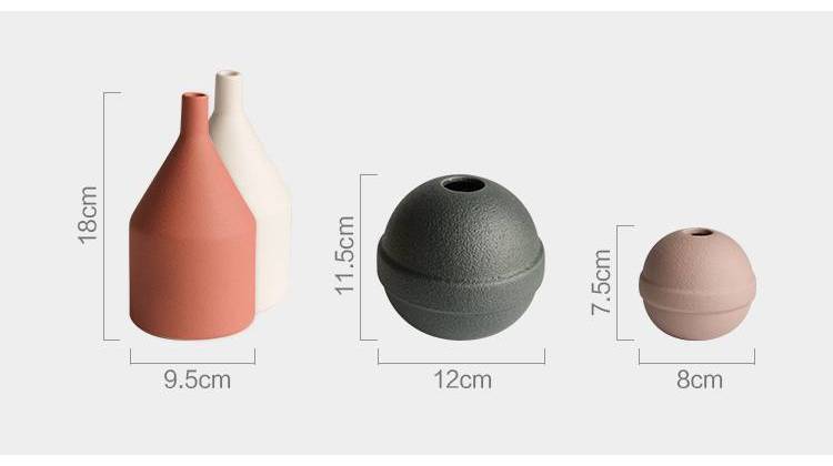Nordic Creative Morandi Vase Craft Decoration Ceramic Home Living Room Table Decoration Porcelain craft Nordic Creative Morandi Vase Craft Decoration Ceramic Home Living Room Table Decoration Porcelain craft