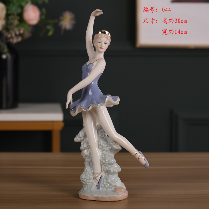 Porcelain craft Beauty Creative Figure Decoration Ceramic Crafts Modern Home Living Room Ornament Bedroom Decorations