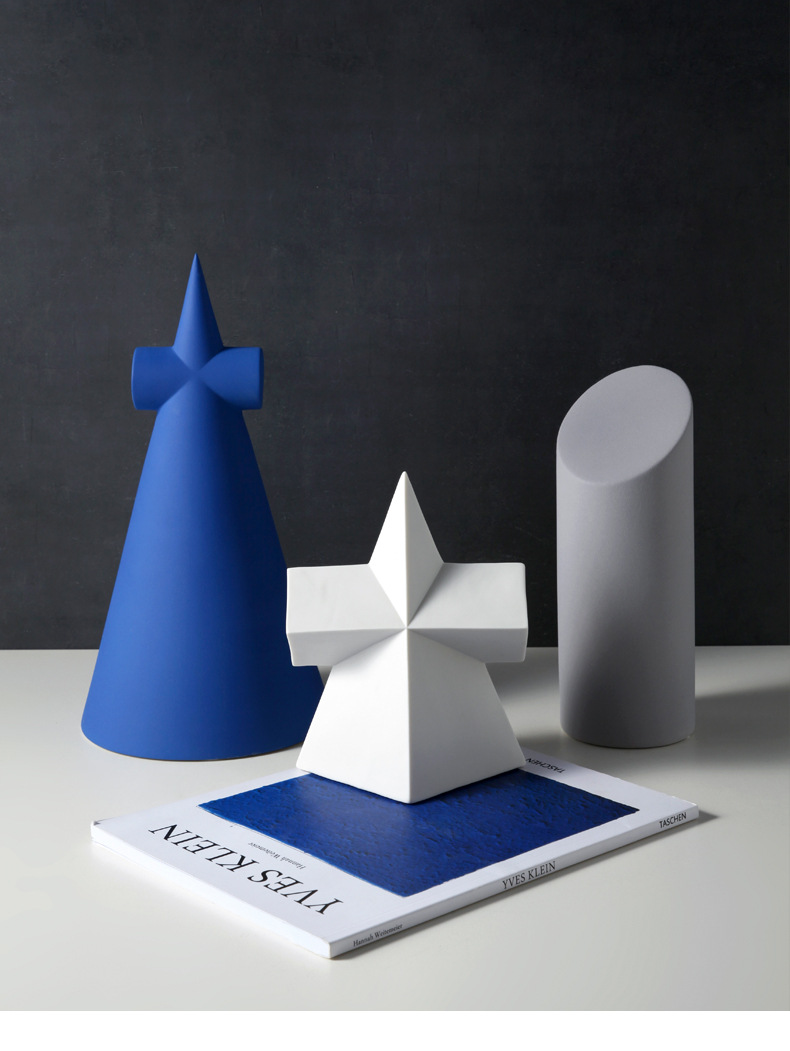 Beihanmei Nordic Ceramic Decoration Geometric Creative Living Room Hallway Porcelain craft