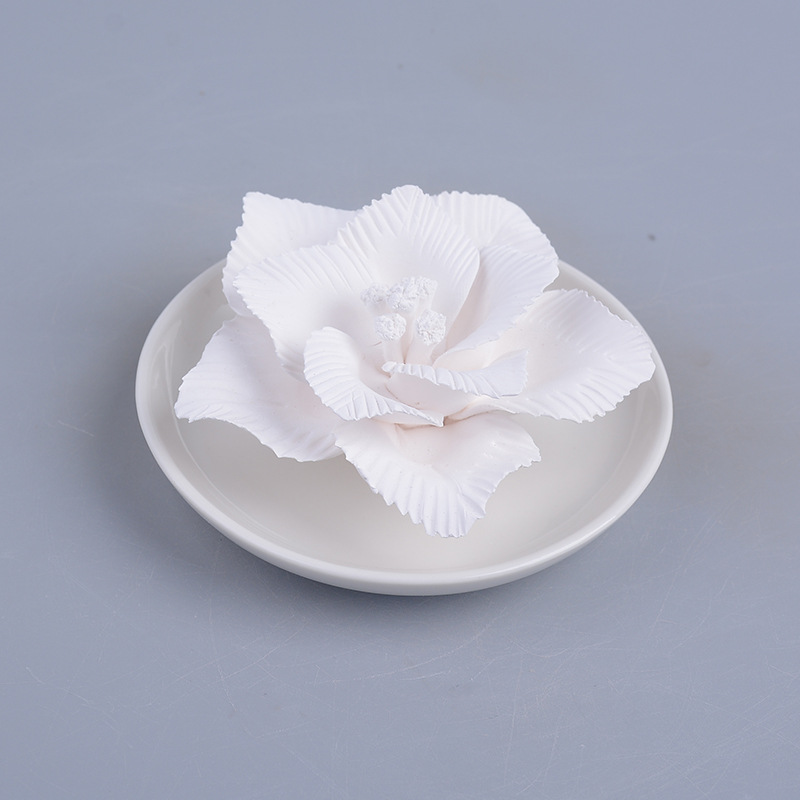 Ceramic Aromatherapy Flower Decoration Crafts Cross-Border Ceramic Rose Aromatherapy Flower Creative Porcelain craft