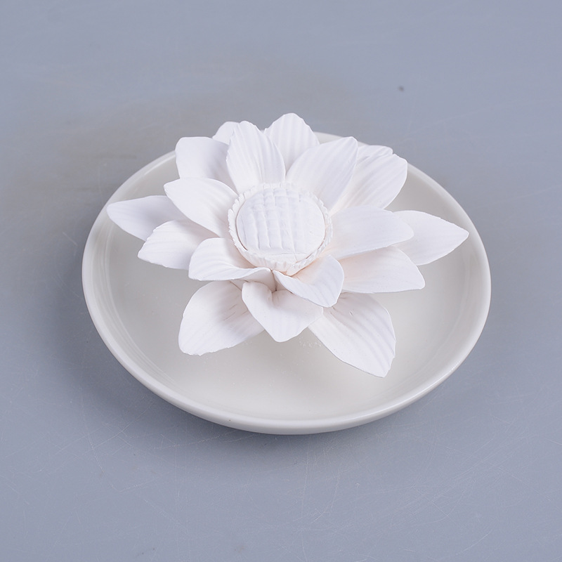 Ceramic Aromatherapy Flower Decoration Crafts Cross-Border Ceramic Rose Aromatherapy Flower Creative Porcelain craft