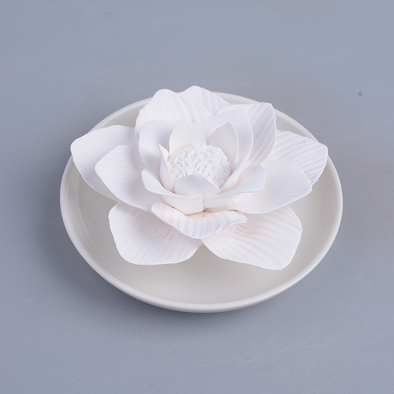 Ceramic Aromatherapy Flower Decoration Crafts Cross-Border Ceramic Rose Aromatherapy Flower Creative Porcelain craft