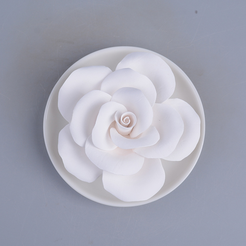 Ceramic Aromatherapy Flower Decoration Crafts Cross-Border Ceramic Rose Aromatherapy Flower Creative Porcelain craft