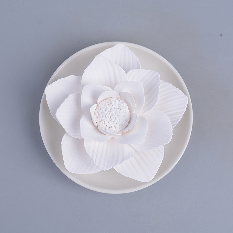 Ceramic Aromatherapy Flower Decoration Crafts Cross-Border Ceramic Rose Aromatherapy Flower Creative Porcelain craft