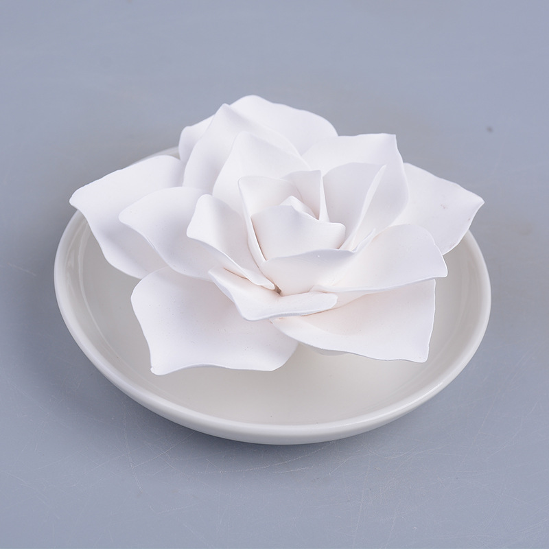 Ceramic Aromatherapy Flower Decoration Crafts Cross-Border Ceramic Rose Aromatherapy Flower Creative Porcelain craft